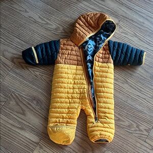 Columbia Orange and Black snowsuit